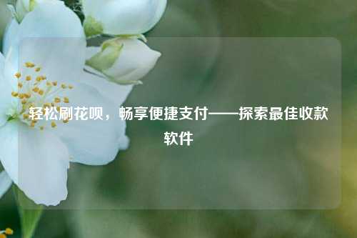 轻松刷花呗，畅享便捷支付——探索最佳收款软件